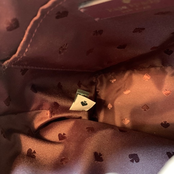 kate spade berry glitter glimmer satchel with crossbody strap - Picture 5 of 7